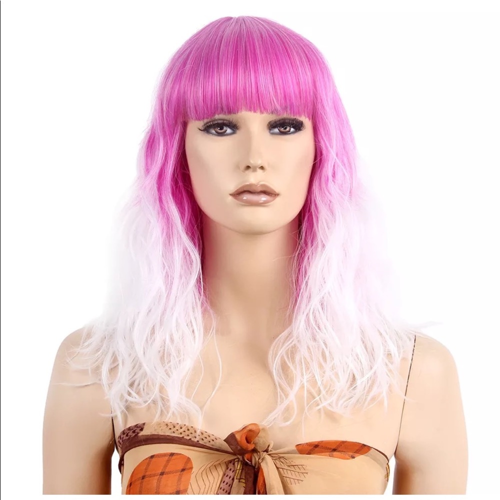 STfantasy Magenta Ombre Wig